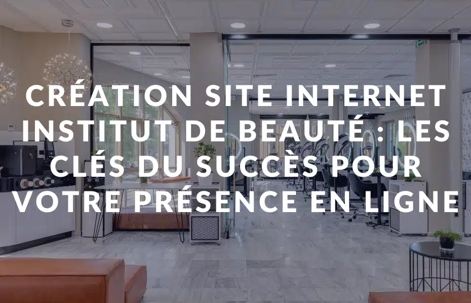 site internet pour institut de beauté