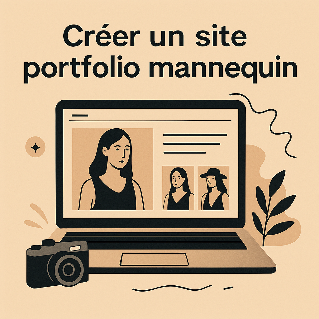 Créer un site portfolio mannequin